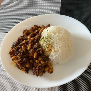 キーマカレー　大豆たっぷり　トマト缶なし